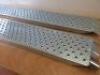 Pair of Metal Vehicle Ramps, Size (L)1.6m x (W)23cm. - 2