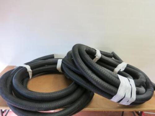 2 x Bundles of Aeriated Black Plastic Piping.