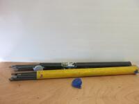 2 x Sets of Drain Rods with 20 x 3ft Poles in Carry Tubes.