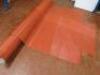 Roll & Part Roll of Bolon Red Vinyl. W200cm x L?