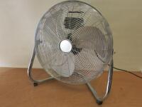 Chrome 3 Speed Floor Standing Fan.