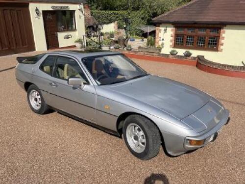 NSC 753X: (1982) Porsche 924, 2.0 Litre, 2 Door Silver Coupe Petrol, Manual, Current Recorded Mileage 52,361.Comes with Key, Current V5, Owners Pack, Original Drivers Manual and Maintenance Record with 12 stamps, Haynes Manual & Large Amount of History, I