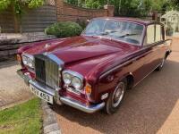 WGV 453: (1970) Rolls Royce Silver Shadow, 6.0 litre, 4 Door Saloon in Red with Cream Leather Interior. Petrol, Manual, Current Recorded Mileage 69,197. Comes with Key & Old V5 (NO CURRENT V5 AVAILABLE)