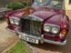 WGV 453: (1970) Rolls Royce Silver Shadow, 6.0 litre, 4 Door Saloon in Red with Cream Leather Interior. Petrol, Manual, Current Recorded Mileage 69,197. Comes with Key & Old V5 (NO CURRENT V5 AVAILABLE) - 2