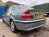 RL52 OPN: BMW 320i SE, 4 Door Saloon in Green. Automatic, Petrol, Mileage Estimated at 140,000, MOT Expired 17th October 2020. Comes with V5. NOTE: requires keys, car locked, no service history available (As Viewed). Viewing & Collection by Appointment On - 6