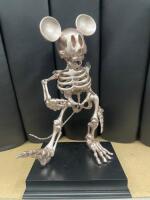 Disney Style Mickey Mouse Skeleton Statue. Size (H) 43cm. NOTE: requires repair.