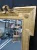 19th Century French Overmantel Gilt & Gesso Mirror with Baded Frame and Ribbon Crest Detail to Top. Size 94 x 149cm. - 5