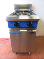 Blue Seal Single Tank Twin Basket Deep Fat Fryer, Model E44, 3 Phase.