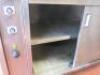 Stainless Steel 2 Door Warming Cupboard with 2 Shelf Heated Serve Over & Vogue Ticket Holder. Size H165cm x W120cm x D70cm. - 5