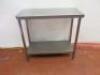 Stainless Steel Prep Table with Shelf Under & Adjustable Feet. Size H80cm x W90cm x D44cm. - 3