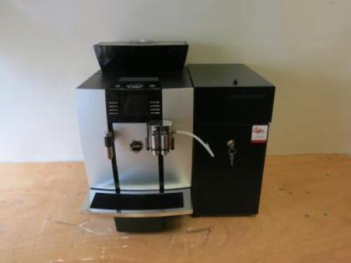 Jura Giga X3C Professional, Bean to Cup Coffee Vending Machine. Comes with Vitrifrigo FG10E 8L Capacity Milk Fridge & 2 x Power Supply.