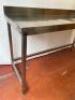 Adexa Stainless Steel Prep Table with Splash Back. Size H97 x W180 x D60cm. - 2