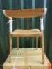 Boxed/New Open Back Teak Seat 4Pcs "Urban Chair" by Jakob Berg. - 4