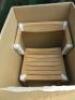 Boxed/New Open Back Teak Seat 2Pcs "Urban Chair" by Jakob Berg. - 7