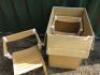 Boxed/New Open Back Teak Seat 2Pcs "Urban Chair" by Jakob Berg. - 8