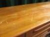 Retro Wooden Sideboard with 4 Doors & 4 Drawers, Size H80cm x W210cm x D45cm. NOTE: condition (As Viewed/Pictured). - 2