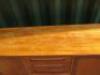 Retro Wooden Sideboard with 4 Doors & 4 Drawers, Size H80cm x W210cm x D45cm. NOTE: condition (As Viewed/Pictured). - 3