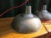 3 x Industrial Pendant Ceiling Lights, Diameter 35cm. - 2