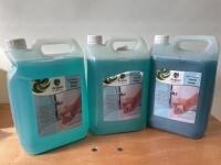 3 x Anglian Chemicals 5 litre, Anti-Bacterial Hand Soap.