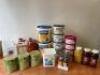 28 x Assorted Burger Flavourings, Sauces & Extra's to Include: 2 x 10litre Hellman's Mayo, 4 x 2.6litre Hellman's Vegan Mayo, 4 x 2kg Stocks Red Onion Marmalade, 2 x 2.15litre HP Texan BBQ Sauce, 1 x 2.27litre Favourites English Mustard, 6 x 680g Favourit