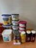 28 x Assorted Burger Flavourings, Sauces & Extra's to Include: 2 x 10litre Hellman's Mayo, 4 x 2.6litre Hellman's Vegan Mayo, 4 x 2kg Stocks Red Onion Marmalade, 2 x 2.15litre HP Texan BBQ Sauce, 1 x 2.27litre Favourites English Mustard, 6 x 680g Favourit - 3