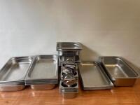 42 x Assorted Vogue Stainless Steel Cooking & Bain Marie Pan.