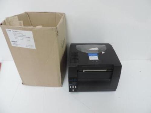 Citizen Desktop Barcode Label Printer CL-S521, Model JM30-MO1.Comes with Power Supply, & 2 Part Rolls of Labels.