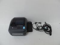 Zebra Compact Direct Thermal Desktop Label Printer, Model GK420d. Comes with Power Supply.