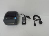 Zebra Compact Direct Thermal Desktop Label Printer, Model GK420d. Comes with Power Supply.