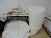 2 x Sacks of Polystyrene Beads & 7 x Bags of Loose Filling European Duck Feathers.