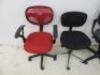 5 x Assorted Style Office Swivel Chairs. - 2