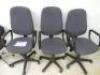 5 x Assorted Style Office Swivel Chairs. - 3