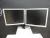 Pair of 19" Samsung Syncmaster Color Display Units, Model 913n on Metal Stand. - 2