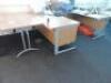 Lot of Office Furniture to Include: 6 x Office Desks, 4 x Pedestals, 1 x Round Meeting Table & 2 x Folding Tables. - 4