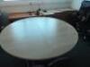 Lot of Office Furniture to Include: 6 x Office Desks, 4 x Pedestals, 1 x Round Meeting Table & 2 x Folding Tables. - 5