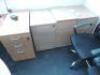 Lot of Office Furniture to Include: 6 x Office Desks, 4 x Pedestals, 1 x Round Meeting Table & 2 x Folding Tables. - 6