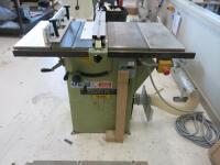 Startrite TA 255 Table Saw. Comes with 4 Assorted Blades.