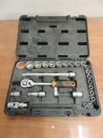 Tactix Forge Steel Soclket Set in Carry Case.