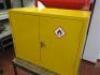 Manutan Yellow 2 Door Cabinet, Size H70cm x W92cm x D46cm. - 2