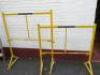 Pair of Clarke Contractor 500KG Adjustable Trestles, Model CSL1410A.