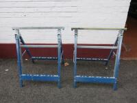 Pair of Adjustable Trestles.