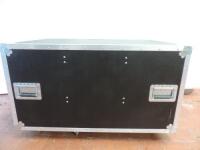 BCS Manufacturing Flight Case with Plywood Inserts, Size H64cm x W106cm x D75cm.