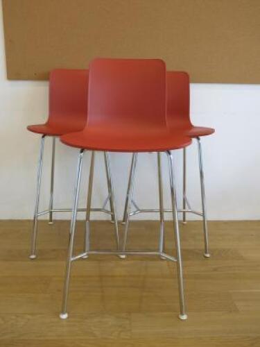 3 x Vitra Hal Bar Stool, Designed by Jasper Morrison.