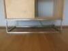 Plywood 2 Door Cabinet on Metal Box Frame. Size H90cm x W120cm x D56cm. - 5