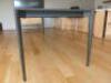 4 Piece Extending Glass Top Dining/Boardroom Table with Metal Frame, Size H75cm x W270cm x D90cm. - 5