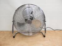 Airmaster 18" High Velocity Chrome Floor Fan, Model HVF18.