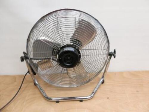 Challenge 18" Chrome Floor Fan, Model FE45-GA.