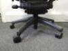 Herman Miller Aeron Ergonomic Adjustable Mesh Office Chair in Graphite Grey with Adjustable Arm Rests & Leather Padded Arm Caps, Size B. - 4