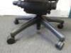 Herman Miller Aeron Ergonomic Adjustable Mesh Office Chair in Graphite Grey with Adjustable Arm Rests & Leather Padded Arm Caps, Size B. - 4