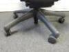 Herman Miller Aeron Ergonomic Adjustable Mesh Office Chair in Graphite Grey with Adjustable Arm Rests & Leather Padded Arm Caps, Size B. - 4